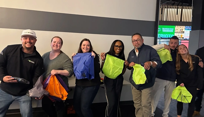 Renewal by Andersen team supporting the American Cancer Society